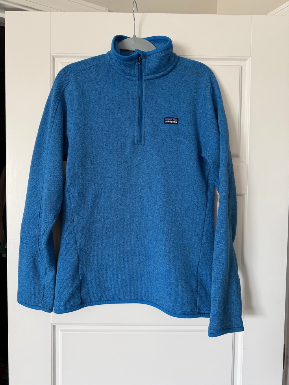 Patagonia Bright Blue Quarter-Zip Fleece